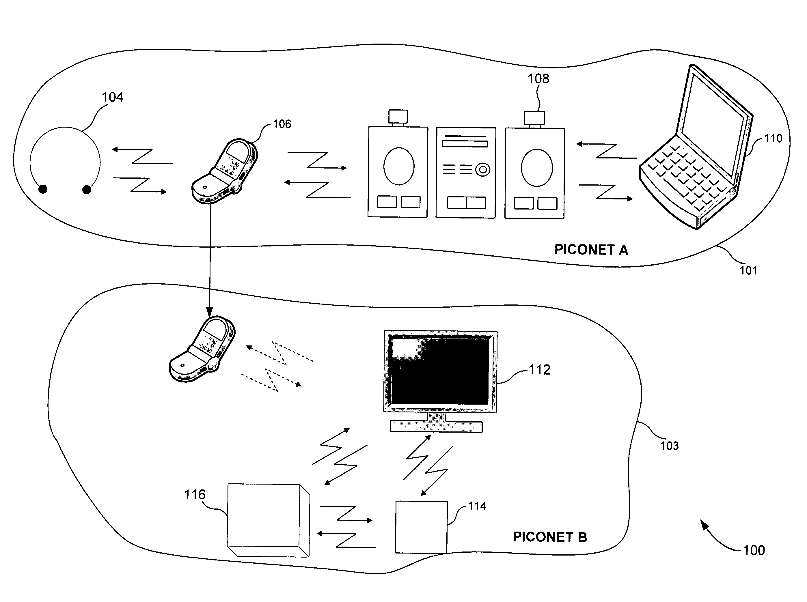 System and method for streaming identical data over severl bluetooth links