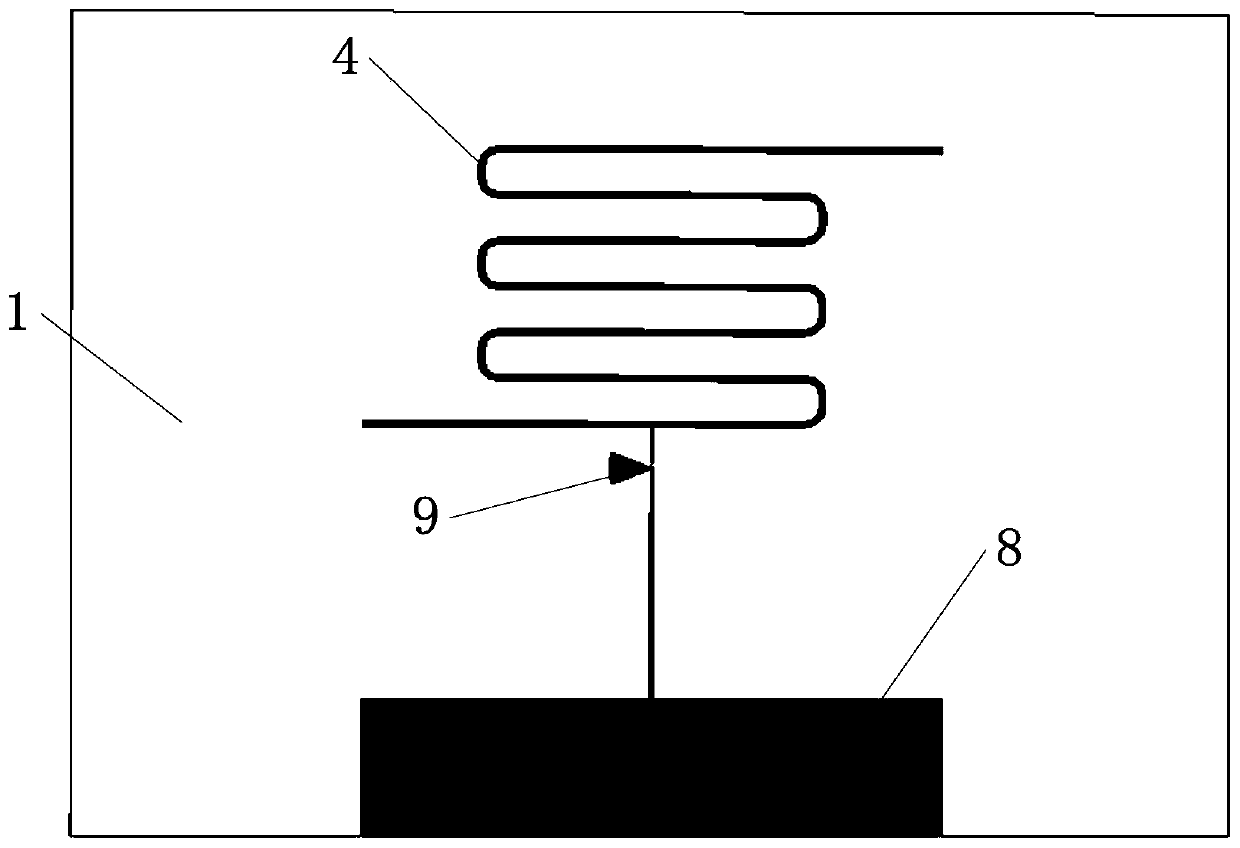 A phase shifter based on liquid crystal material