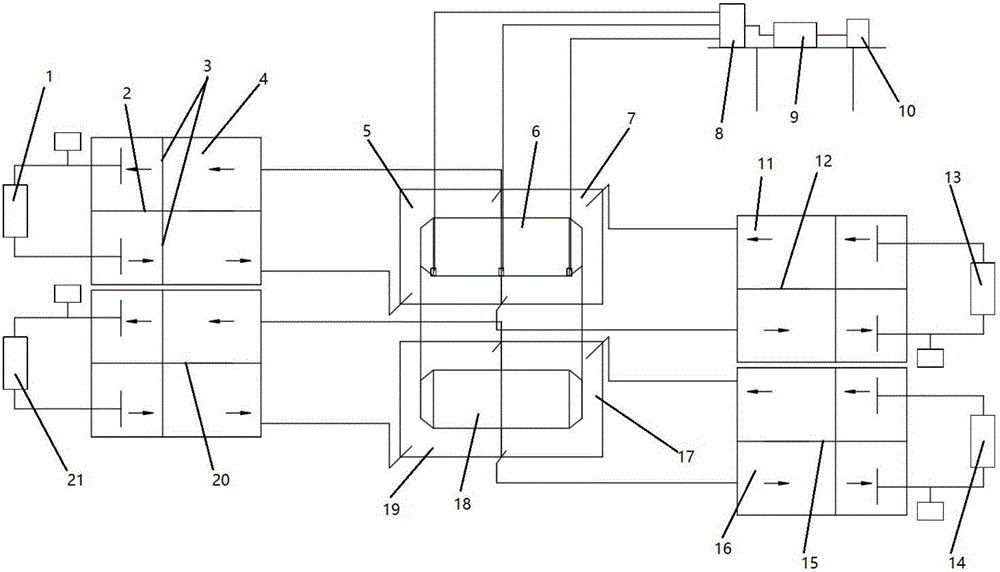 Experimental measurement device and method of catamaran torque