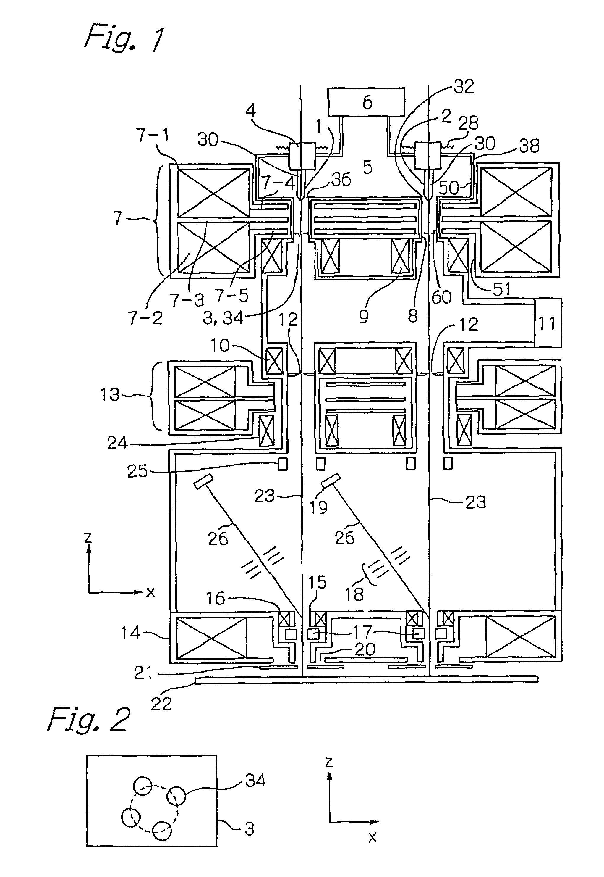 Electron beam apparatus, a device manufacturing method using the same apparatus, a pattern evaluation method, a device manufacturing method using the same method, and a resist pattern or processed wafer evaluation method