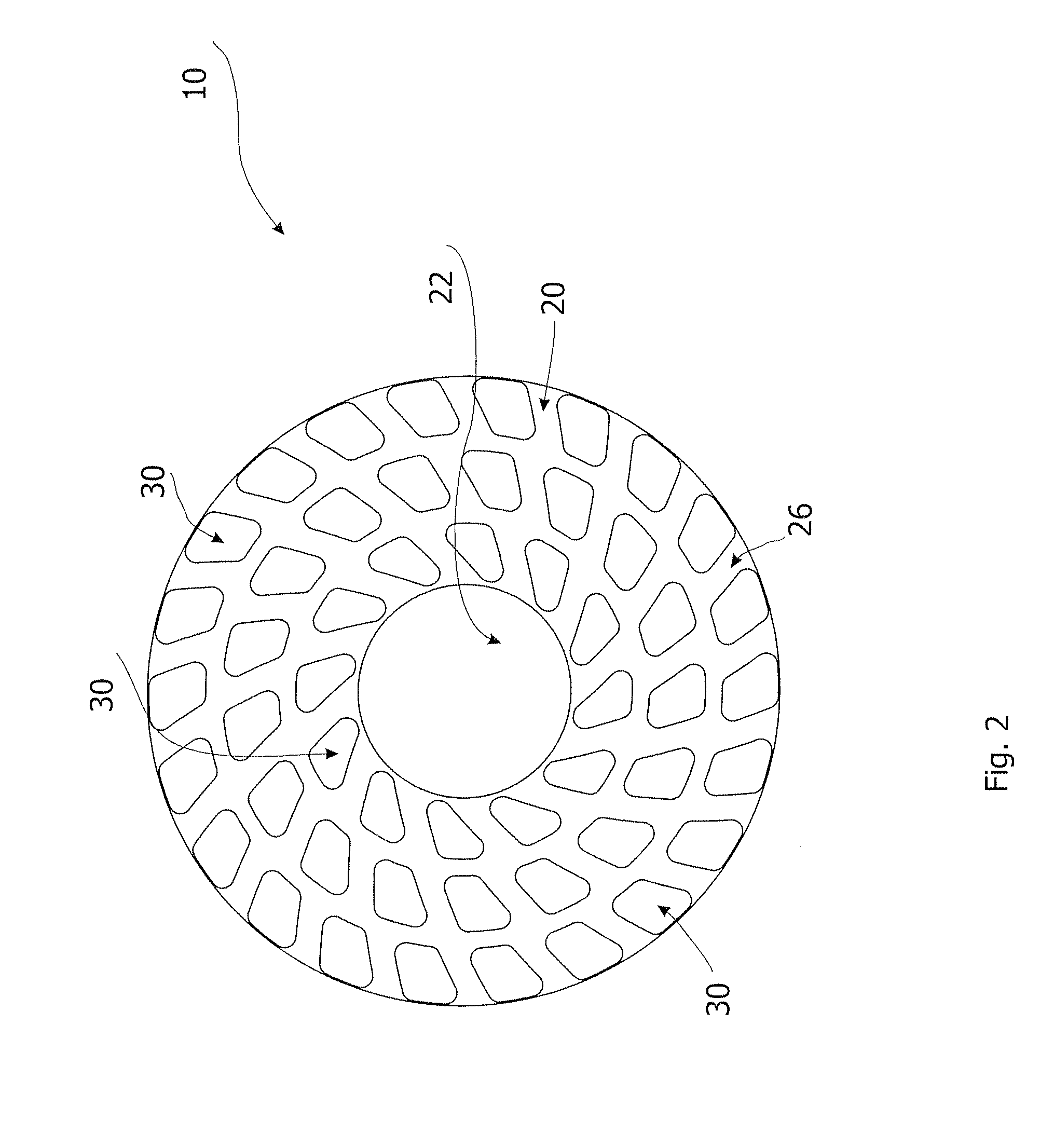 Fibrous pad for cleaning/polishing floors