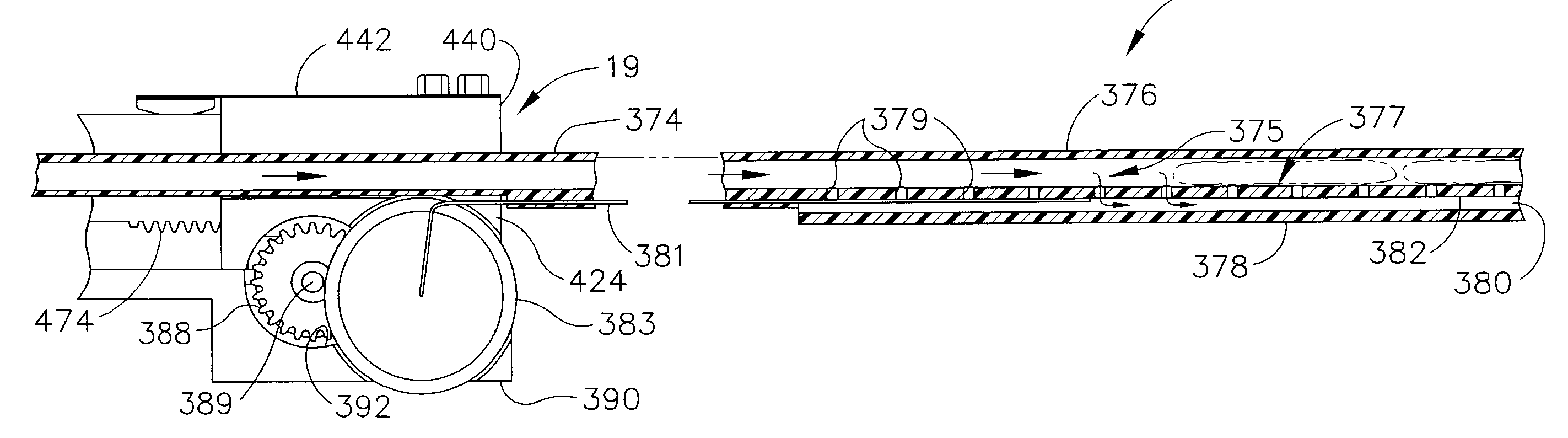 Tissue sample serial capturing biopsy device