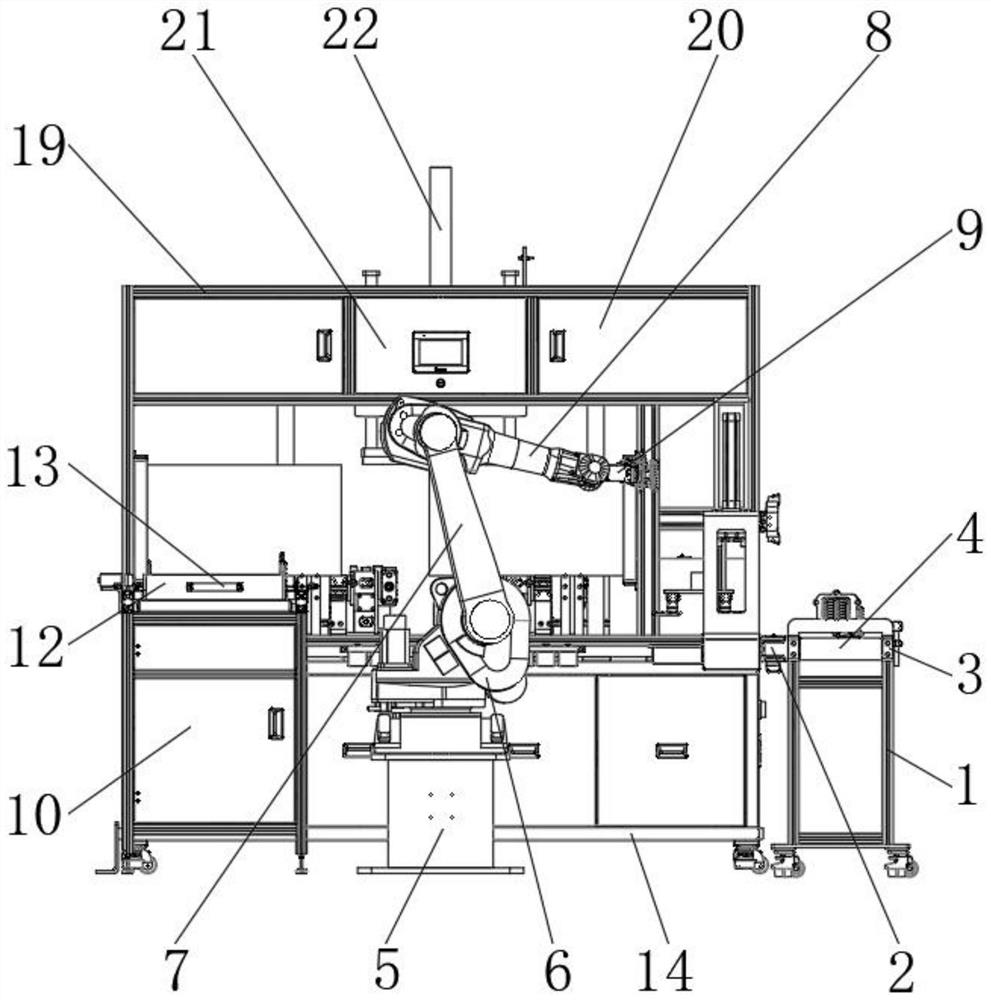 EGR cooler digital core automatic assembling machine and main control system thereof