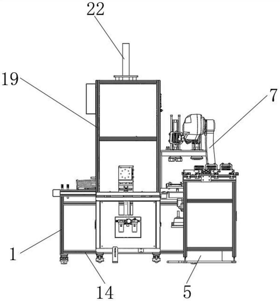 EGR cooler digital core automatic assembling machine and main control system thereof