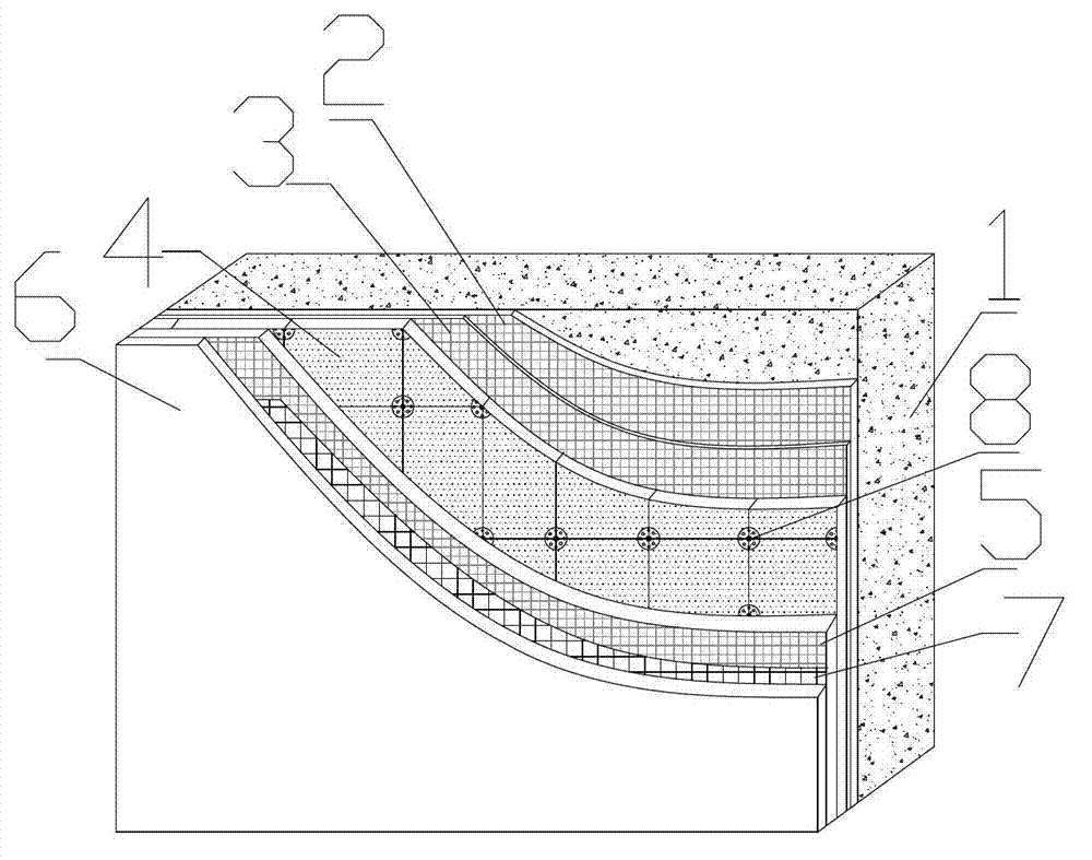 Construction method of vacuum insulation plate wall body