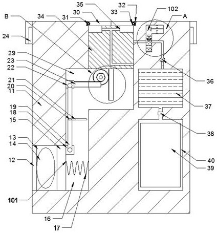 Safety box with fire-fighting function