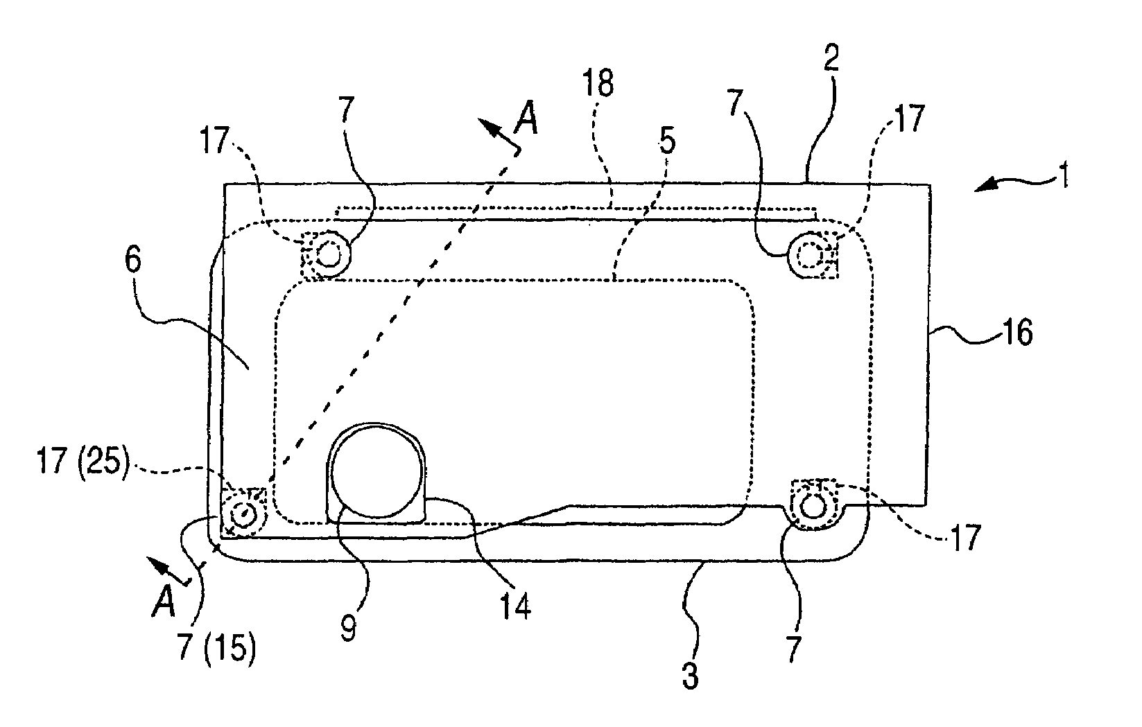 Mounting structure for engine cover