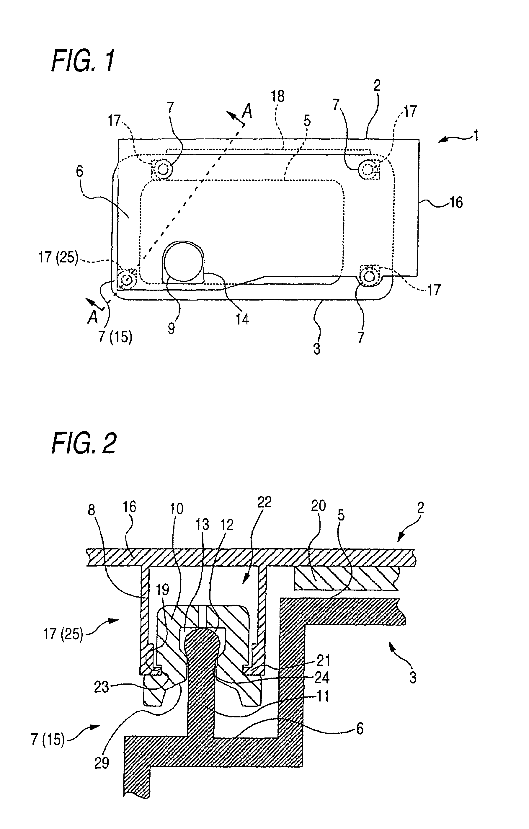 Mounting structure for engine cover