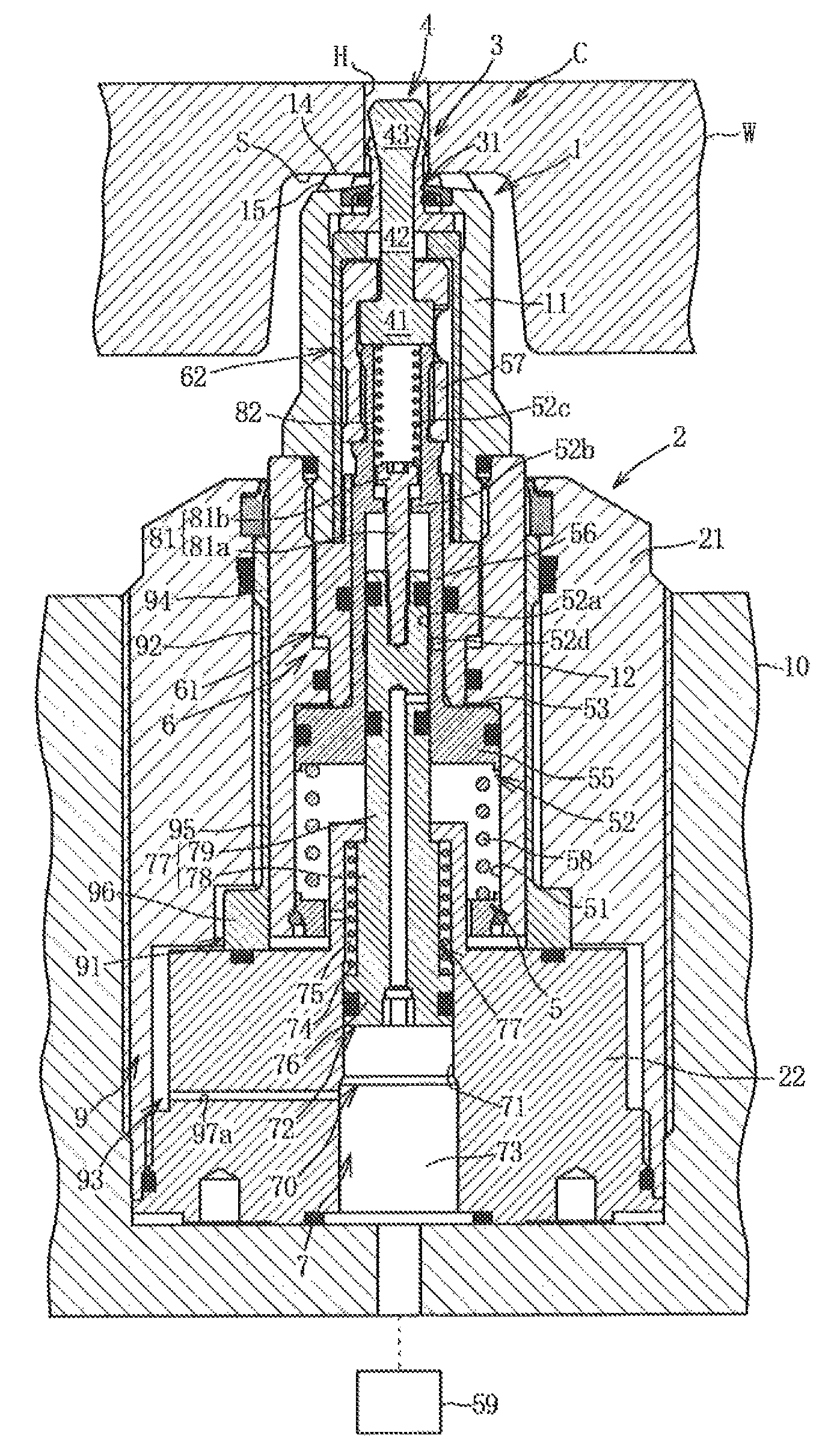 Clamp device