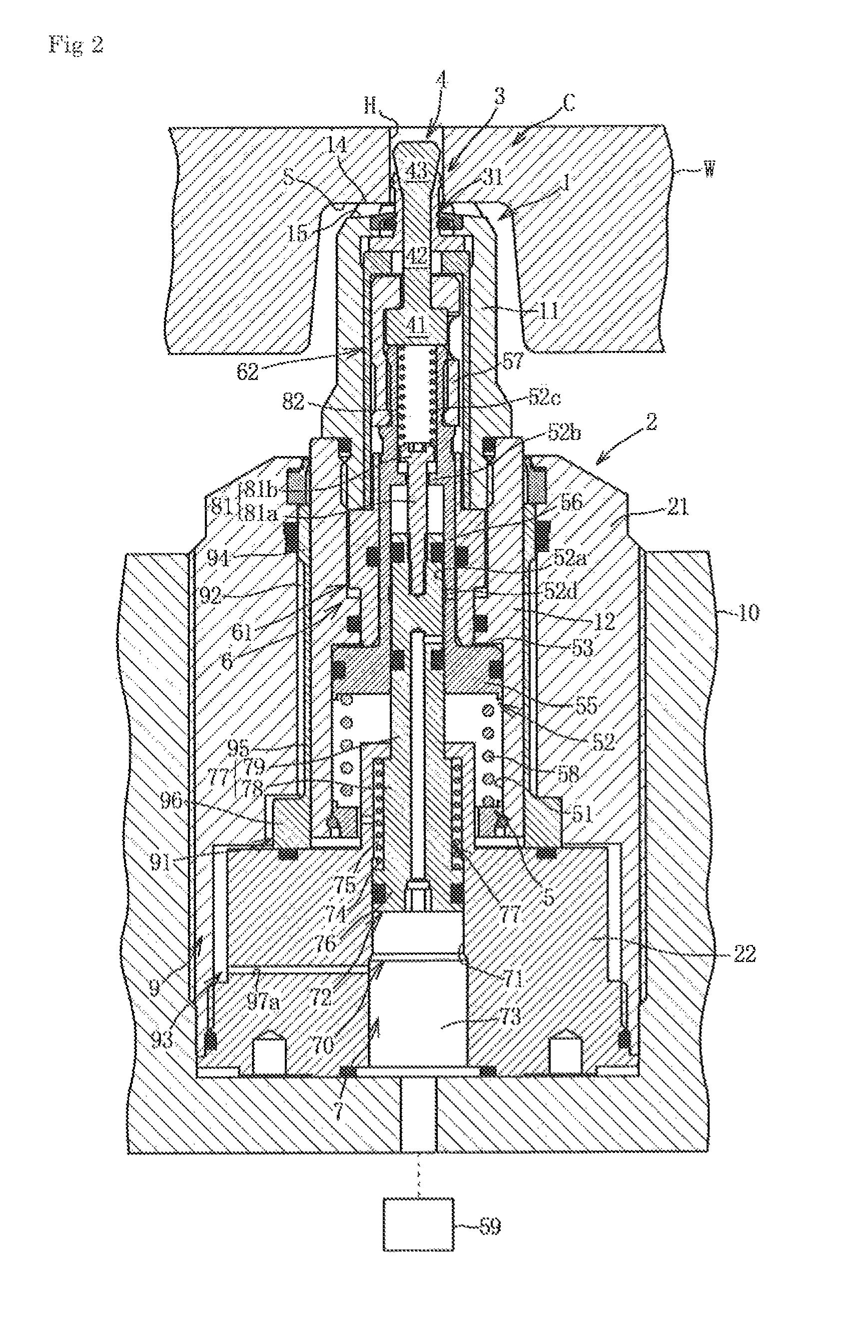 Clamp device