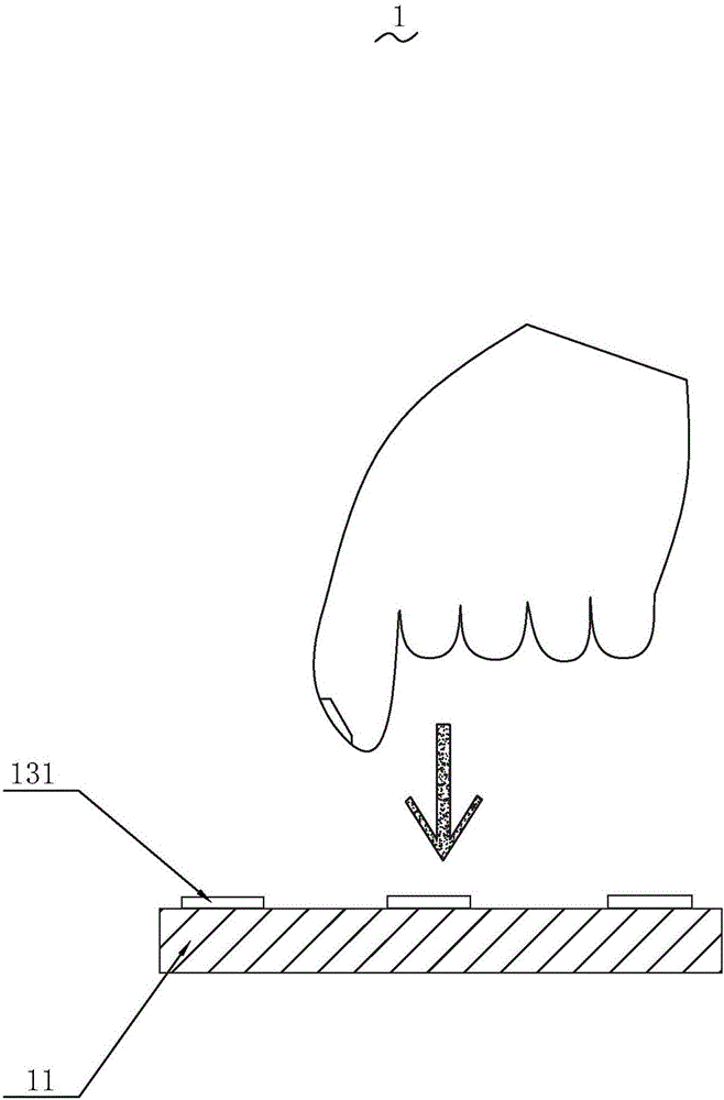 Touch pressed type three-dimensional signal input device, application method and multi-functional touch control panel