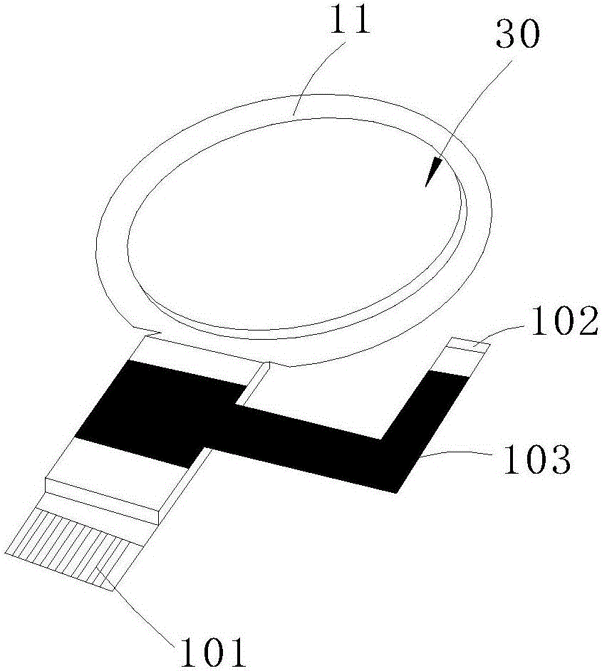 Fingerprint recognition module and electronic equipment