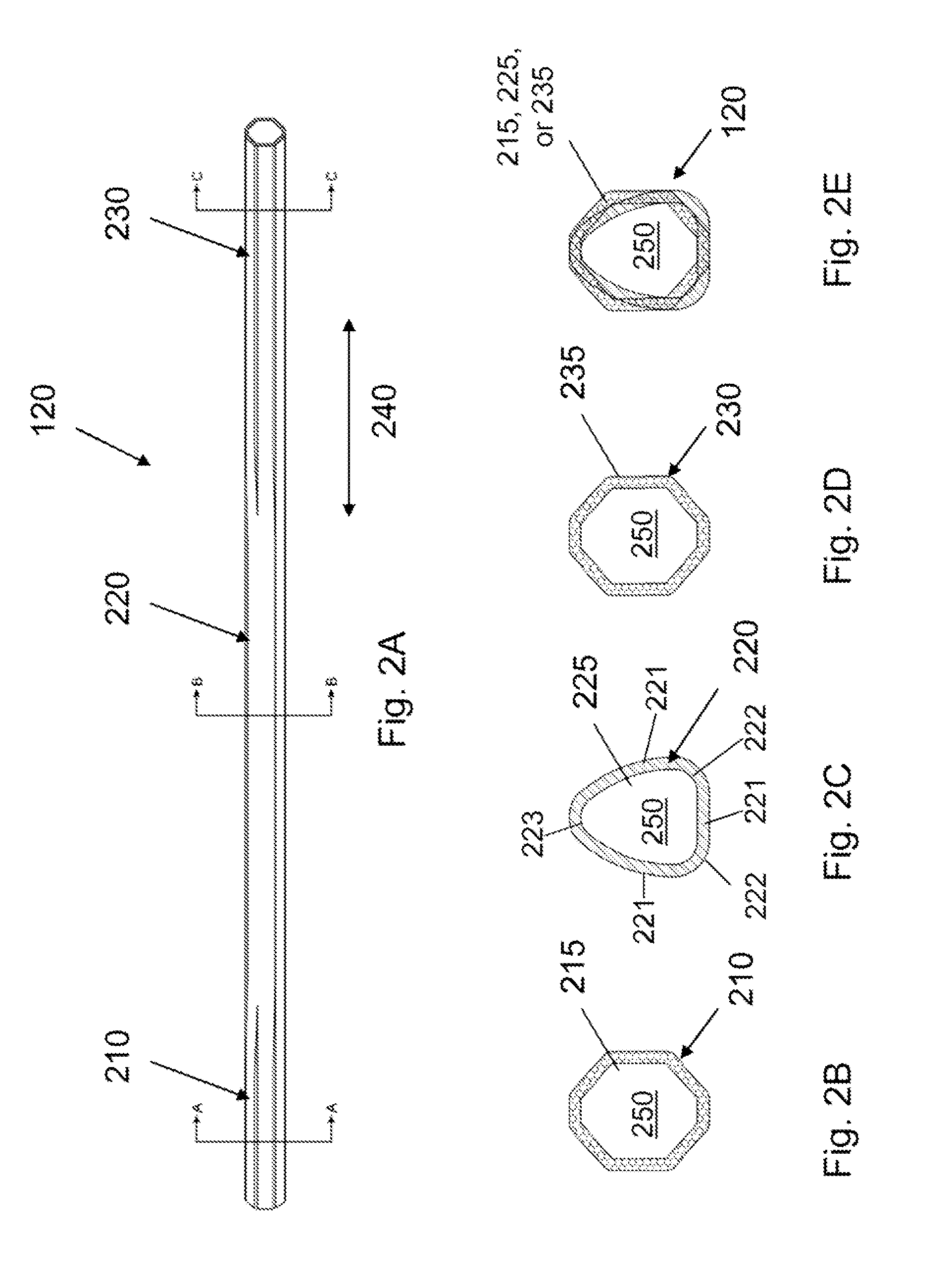 Structured lacrosse stick