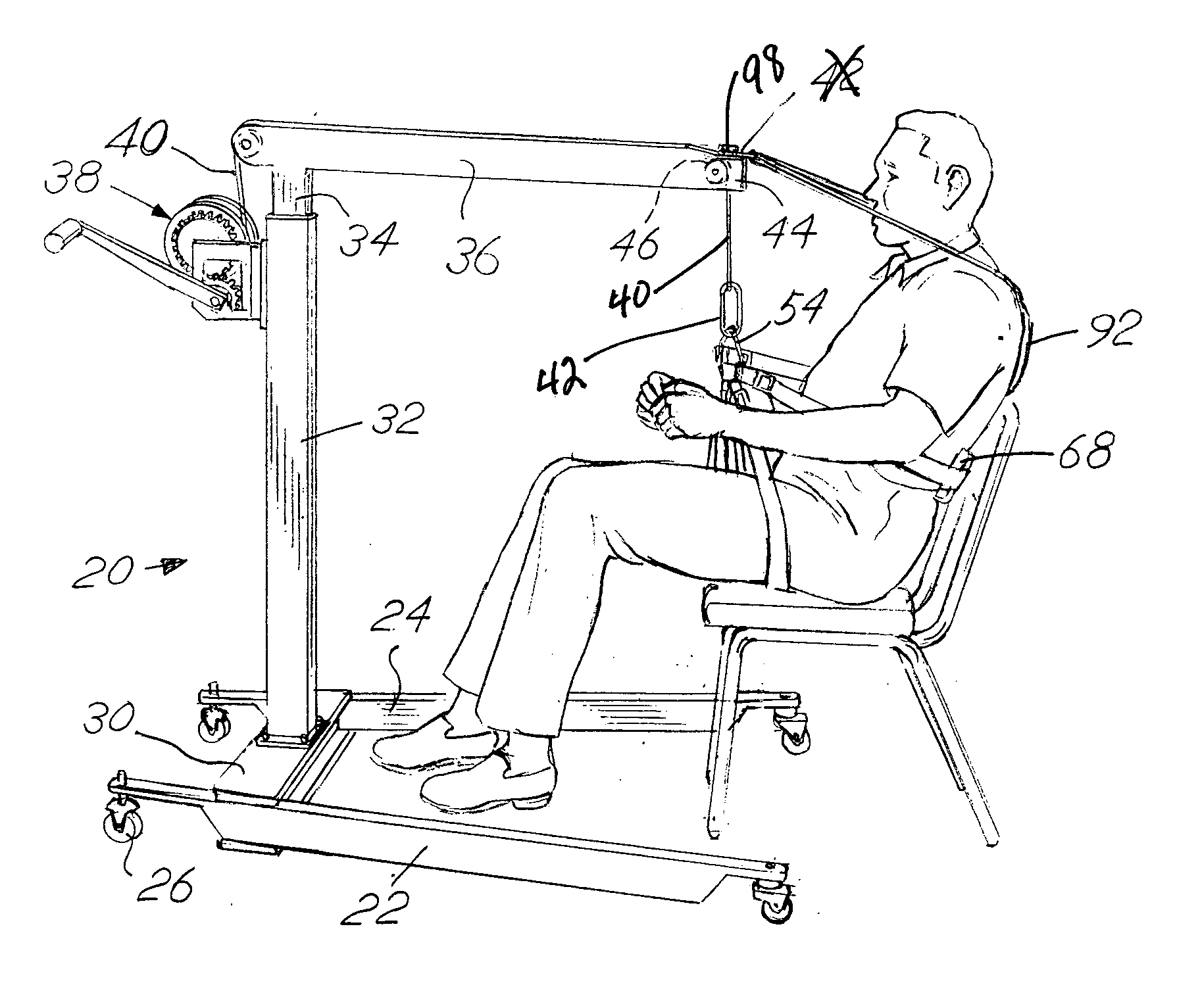 Support and transfer apparatus for transport of an incapacitated individual