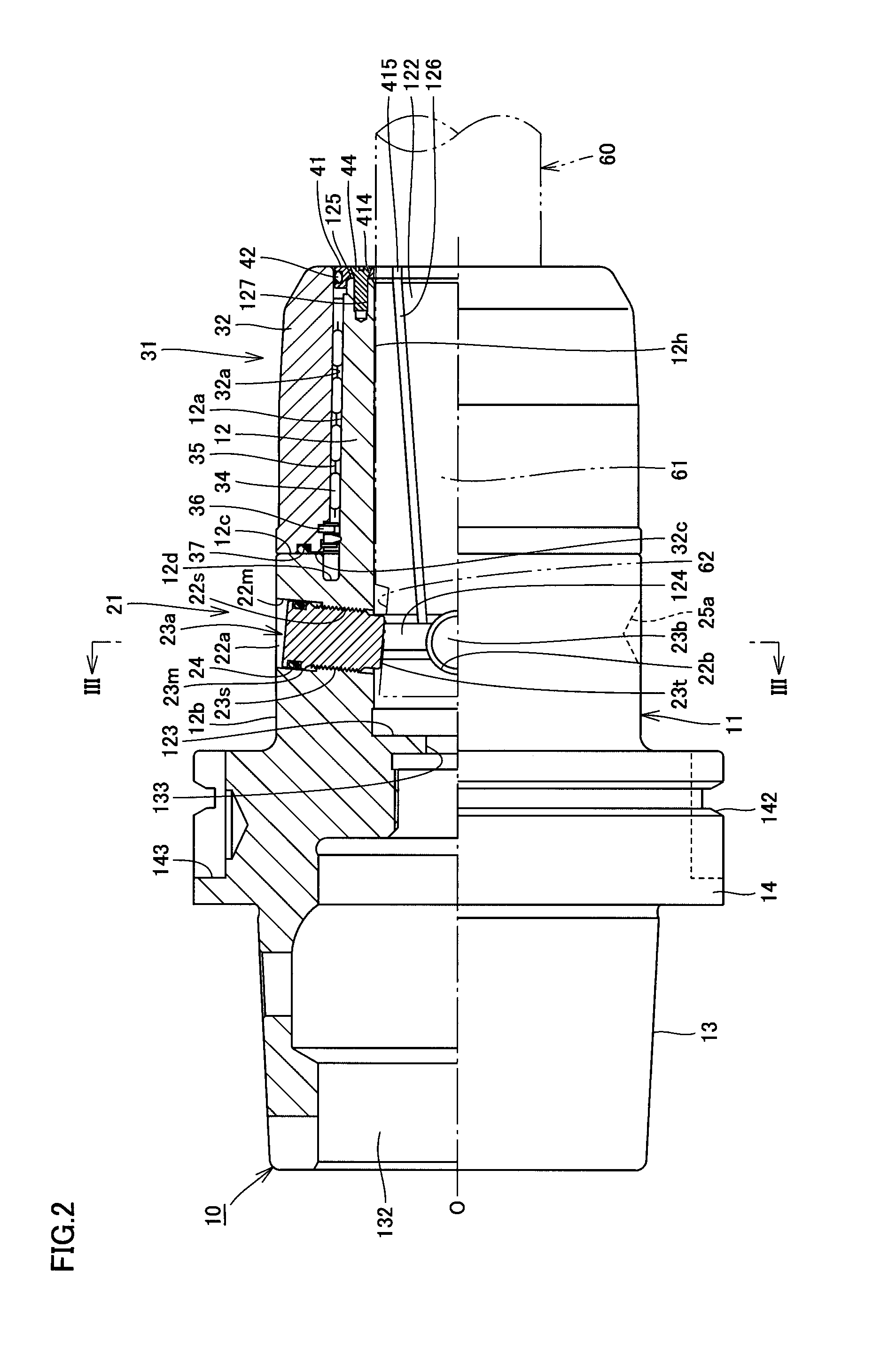 Shank Structure of End Mill and Tool Holder