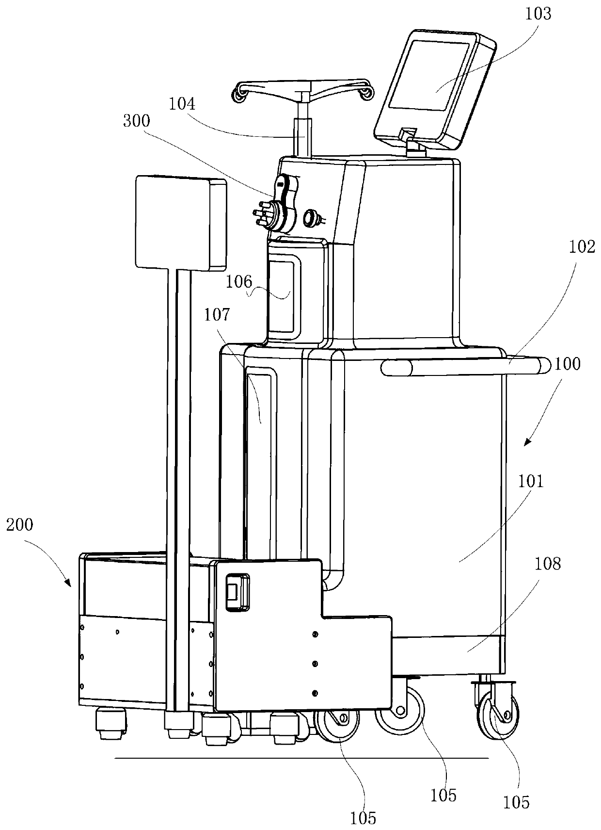 Waste collection equipment and waste collection treatment system