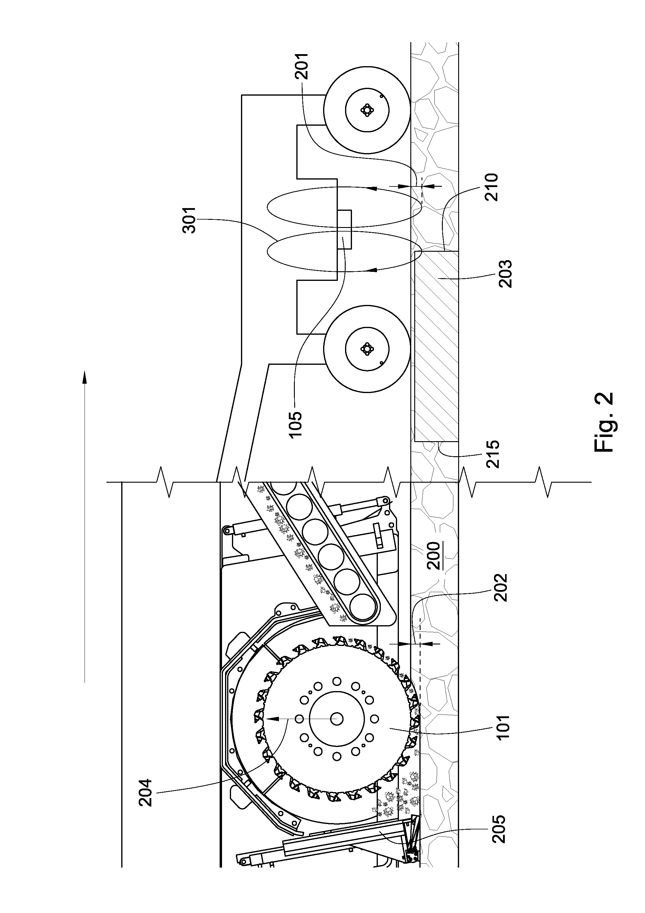 Metal Detector for an Asphalt Milling Machine