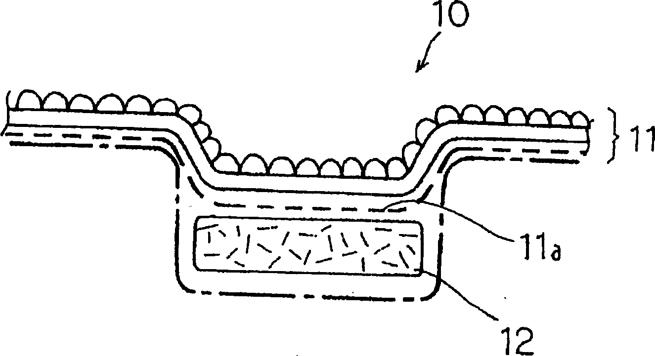 Floor laying material, piece mat, and arranging structure thereof