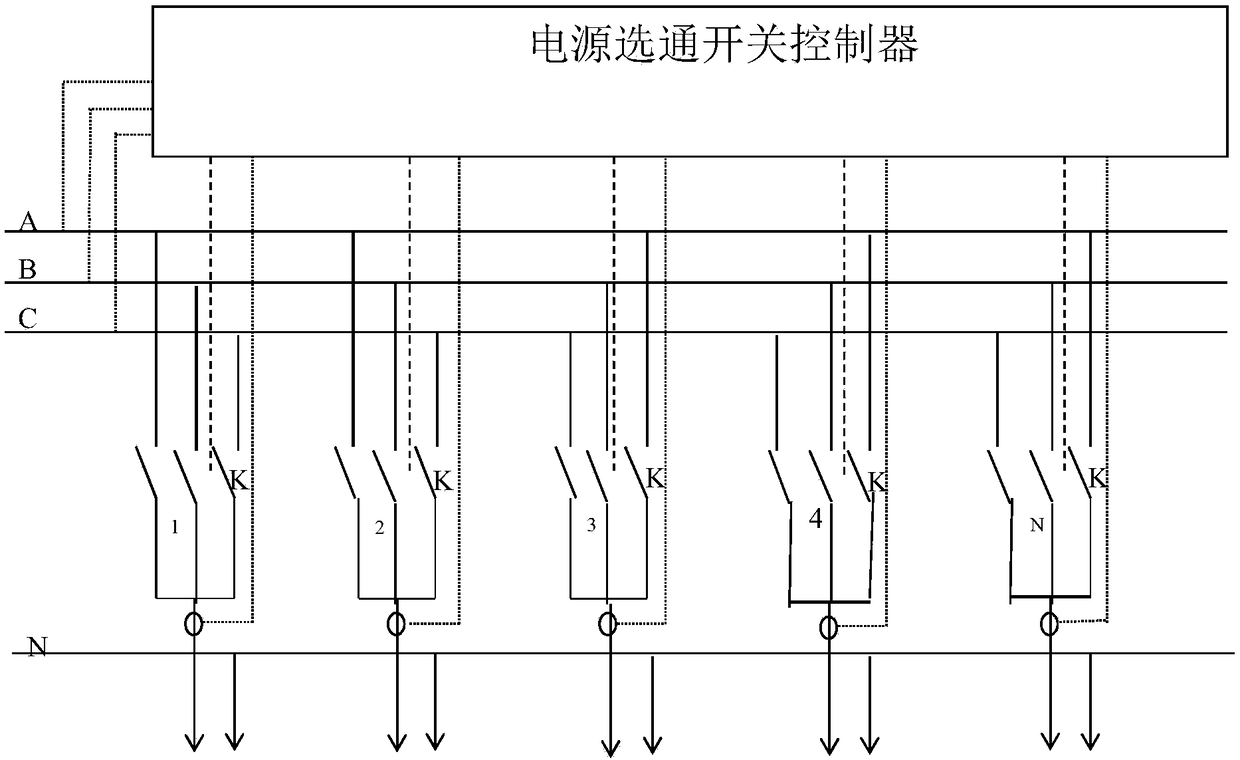 Power supply management system for intelligent power distribution of electric automobile charging pile and charging pile with same