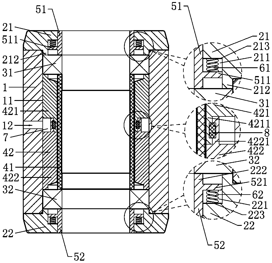 A seated bearing