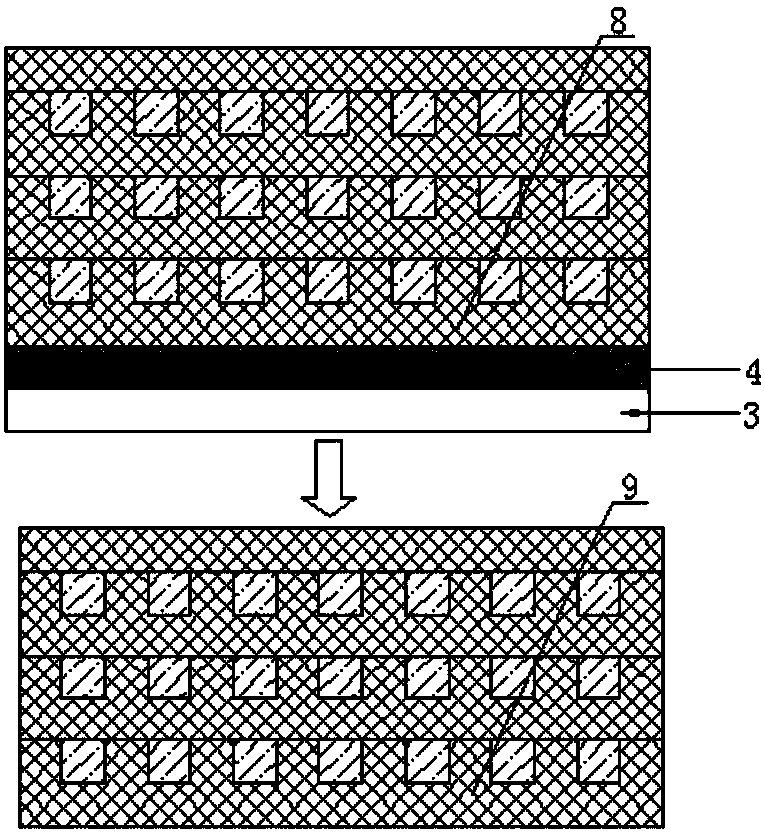 A preparation method of force-responsive photonic crystal material based on nano-molding technology