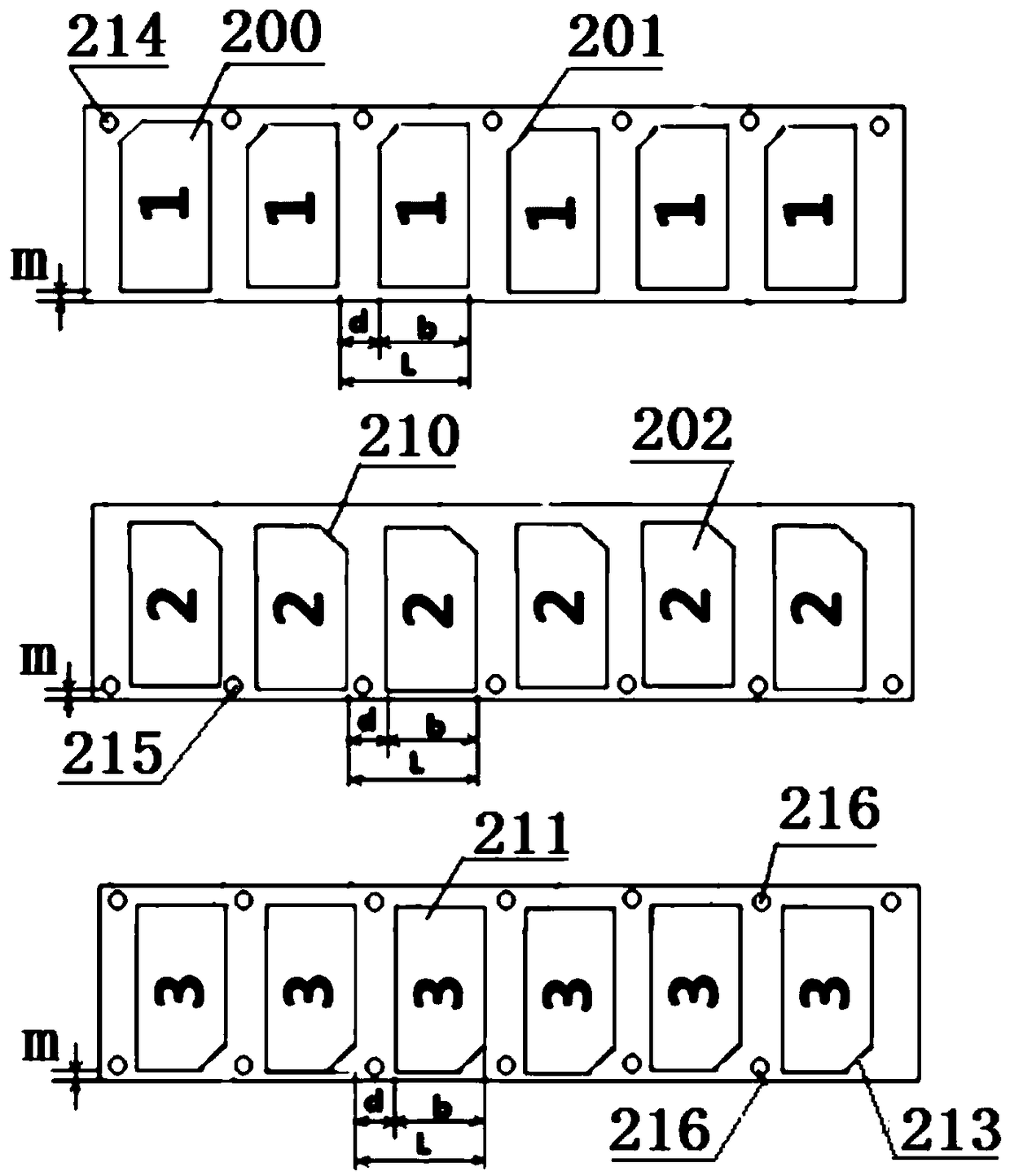 Rotary table type full-automatic labeling system of mini-type contactor