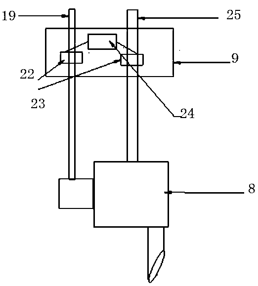 Dust falling device for mine downhole fully-mechanized coal mining face shifting frame falling coal fog gun