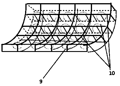 Processing device for warp beam segmented dyeing