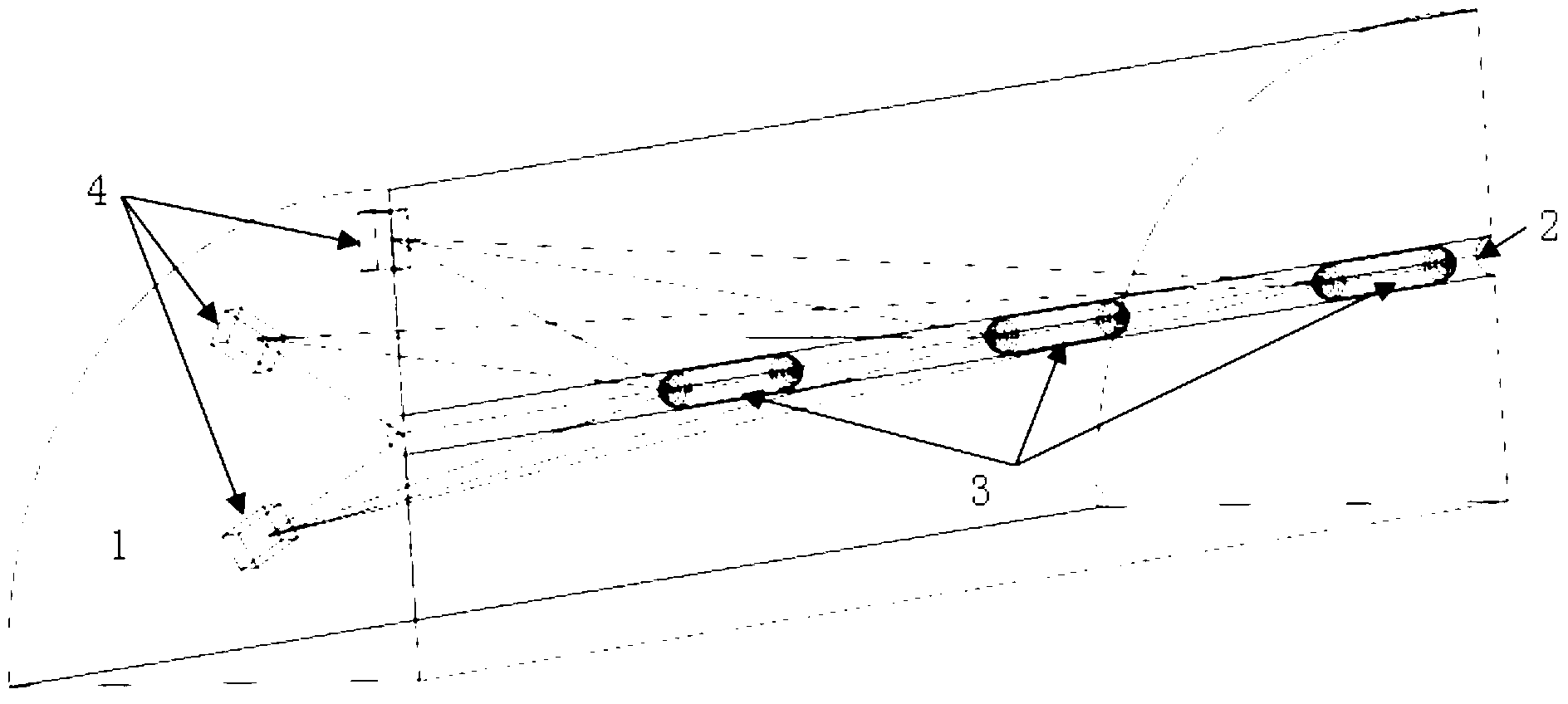 Three-dimensional fine imaging system and method based on drilling geological radar technology