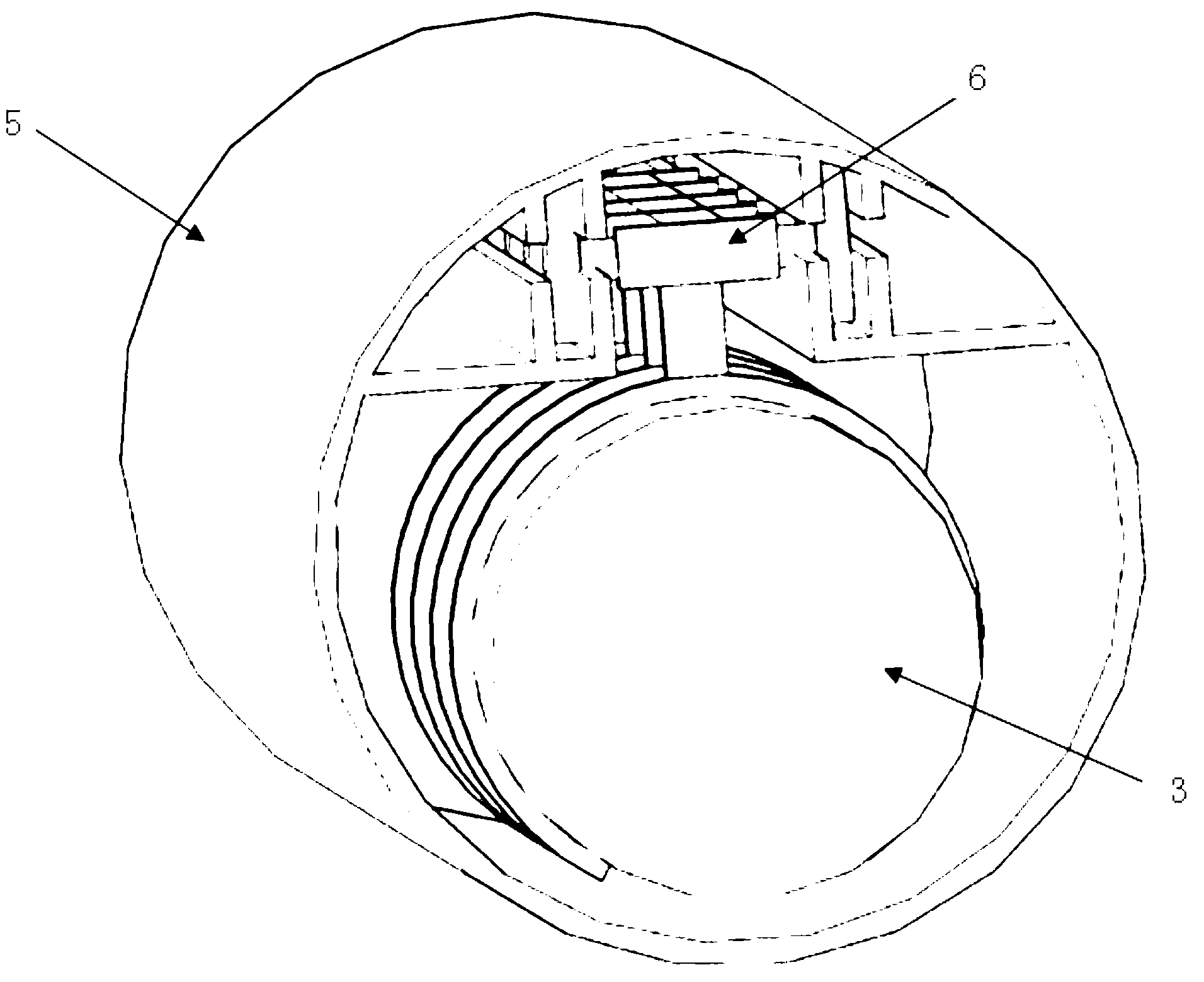 Three-dimensional fine imaging system and method based on drilling geological radar technology