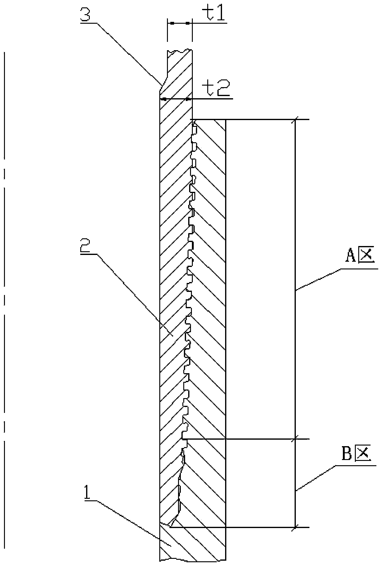 Special screwed joint for gas injection and production of underground gas storage