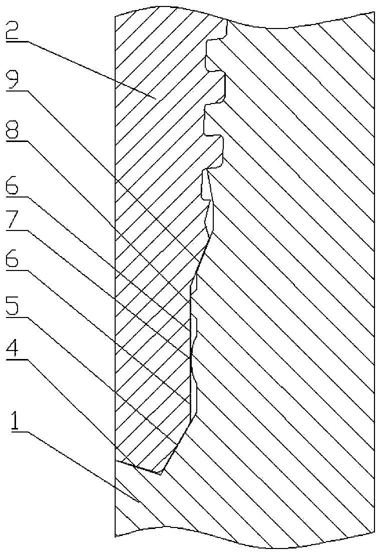 Special screwed joint for gas injection and production of underground gas storage