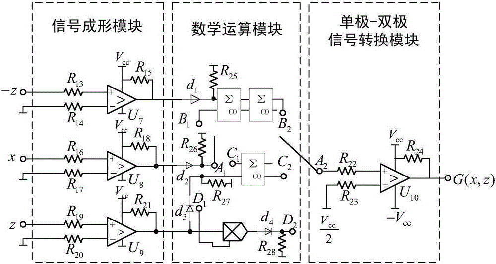 Digital-analog hybrid chaotic circuit containing mathematical operation circuit and operation method thereof