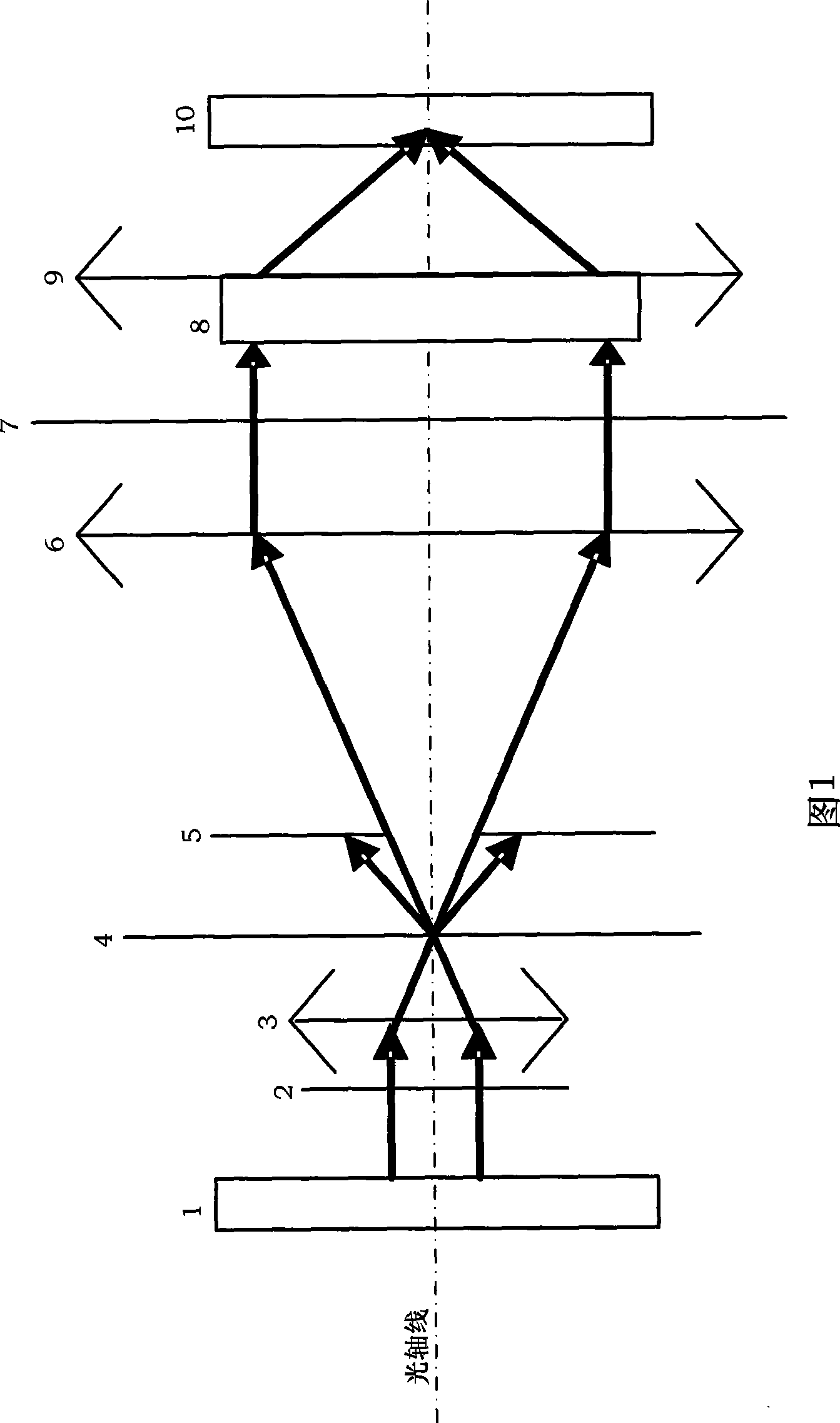 Light path structure suitable for femtosecond laser two-photon mirco-nano processing system