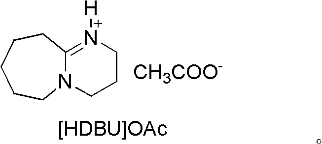 Method for acetylating catalytic hydroxyl