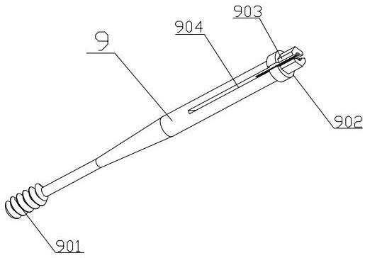 Angle-stabilizing tension lock nail for femoral neck fracture