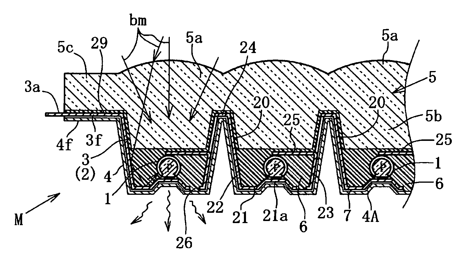 Panel-shaped semiconductor module