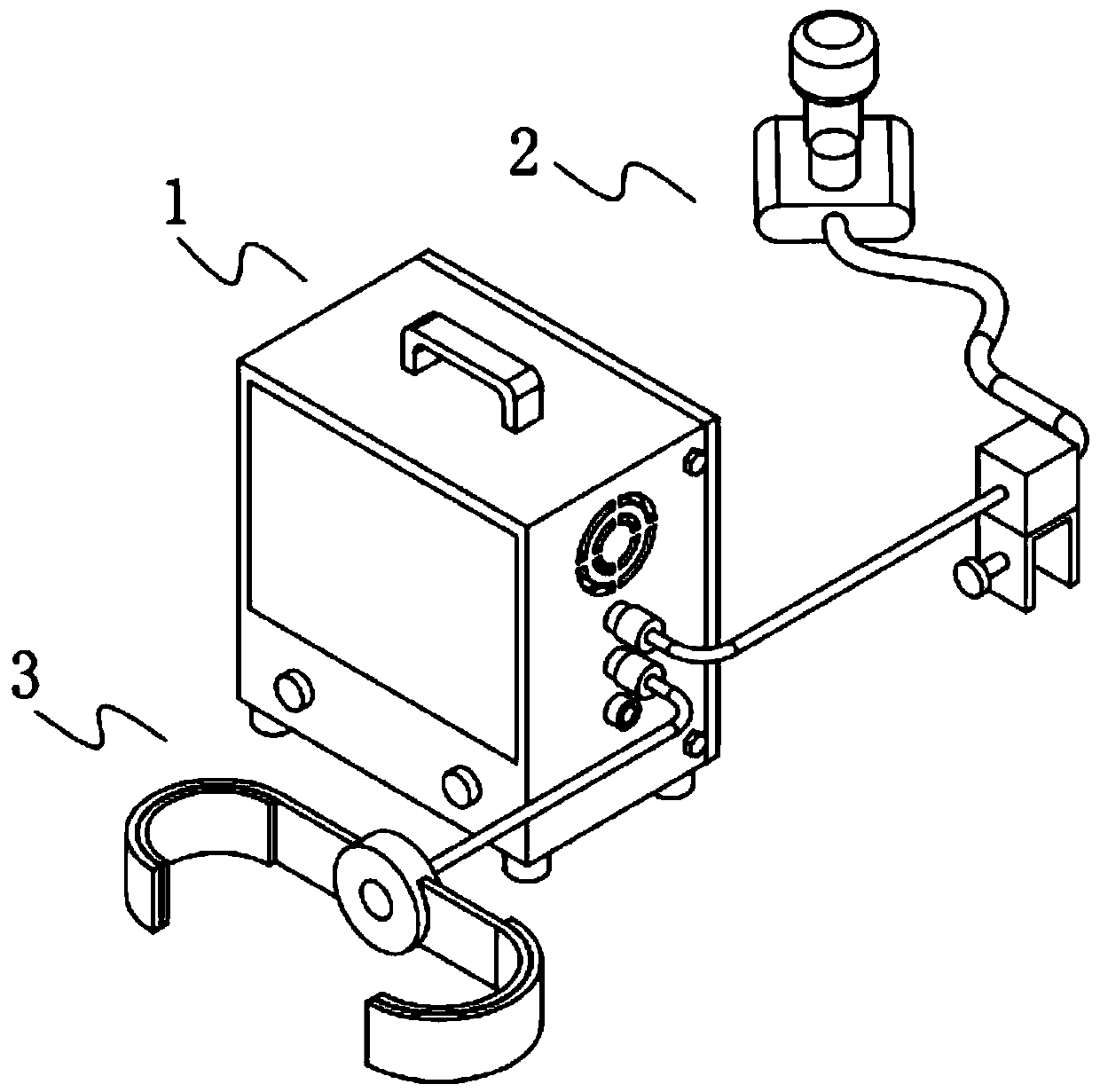 Lower limb blood supply condition monitoring device