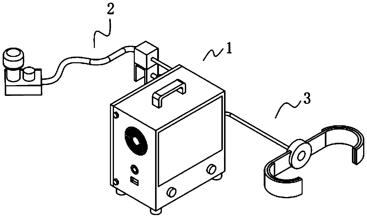 Lower limb blood supply condition monitoring device