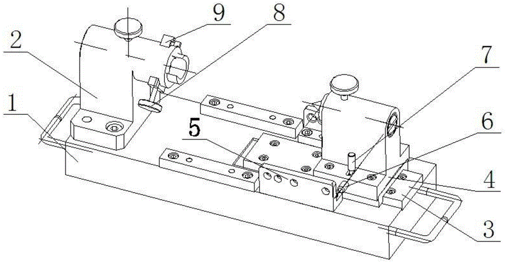 Multistage general angle self-adaptive blade three-coordinate measuring holder