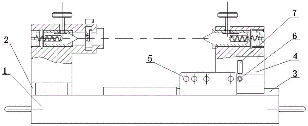 Multistage general angle self-adaptive blade three-coordinate measuring holder