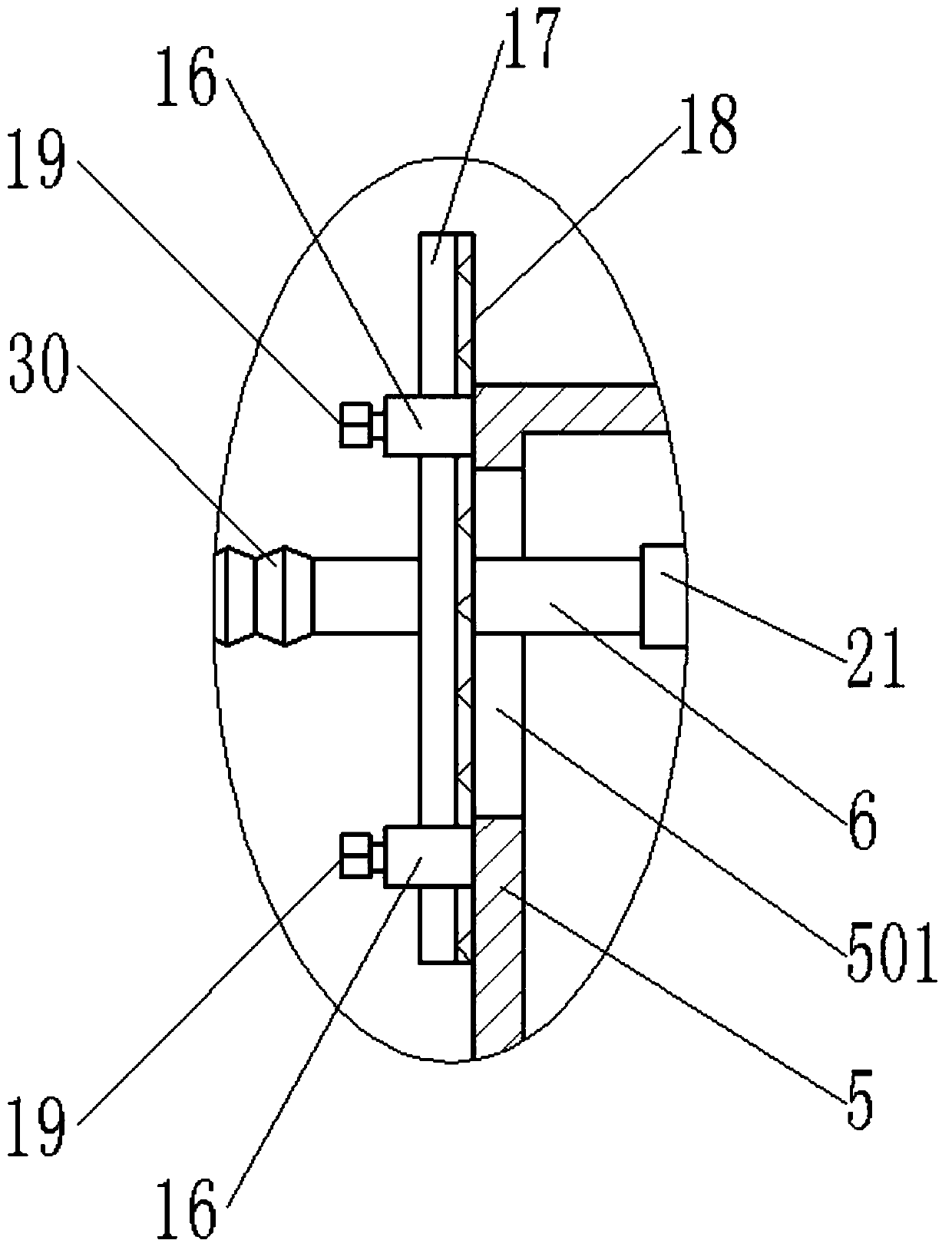 Heating device for large bearing of mining machinery