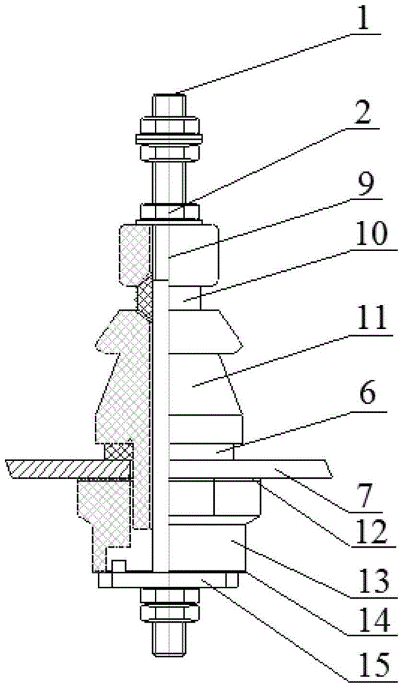 A combined 1kv class transformer bushing