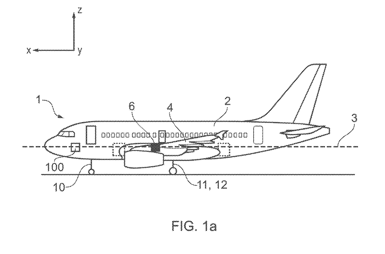 Data processing unit for aircraft undercarriage performance monitoring