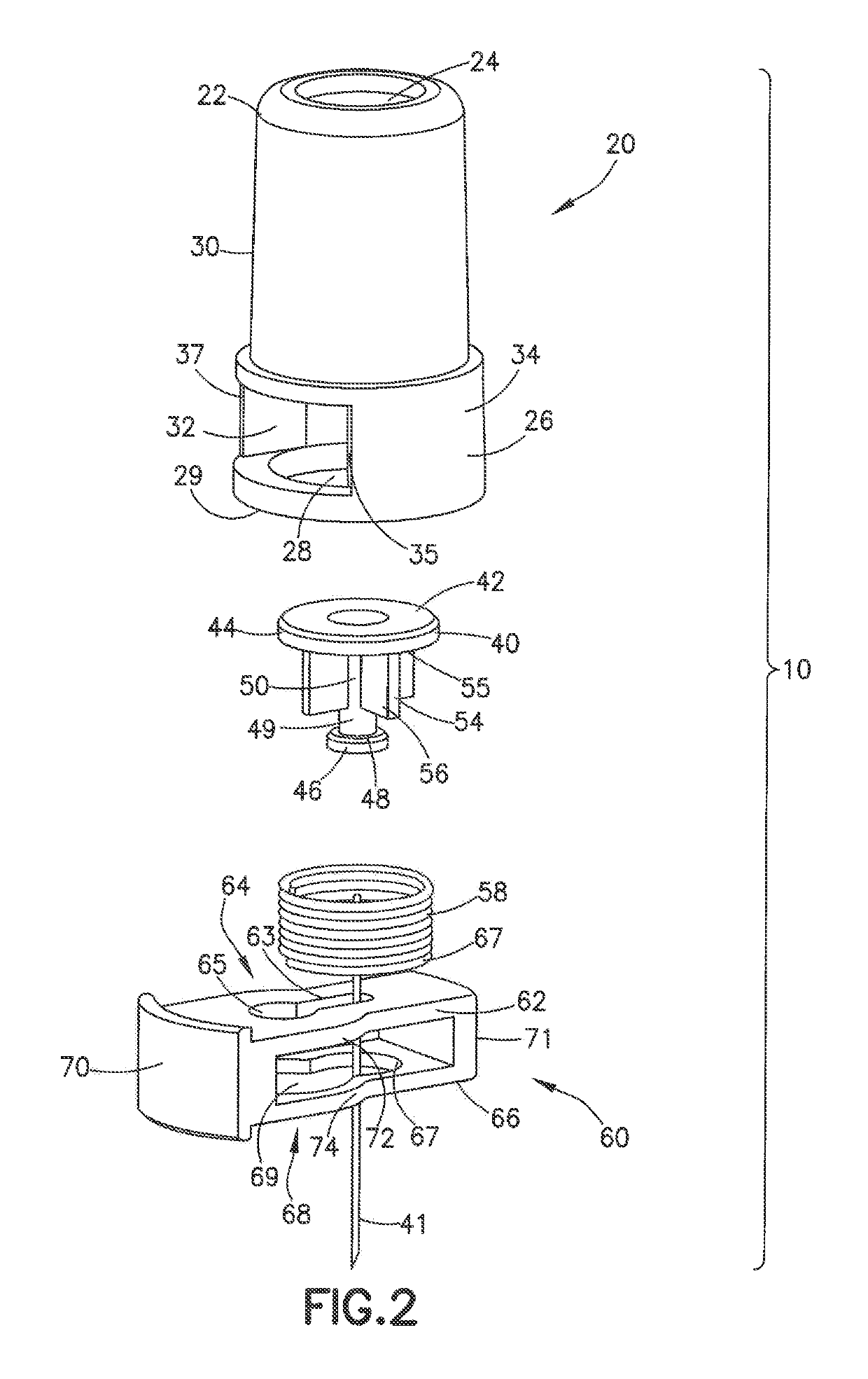 Subcutaneous Infusion Needle Stick Prevention Device Using Needle Hub Retraction