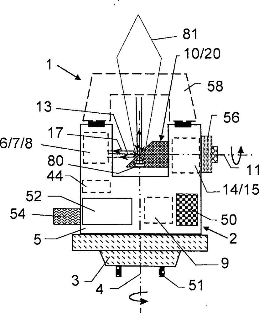 Scanner for space measurement