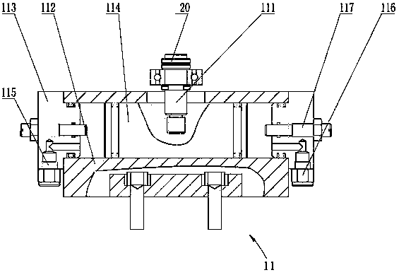 Punch die indexing mechanism of numerical control press