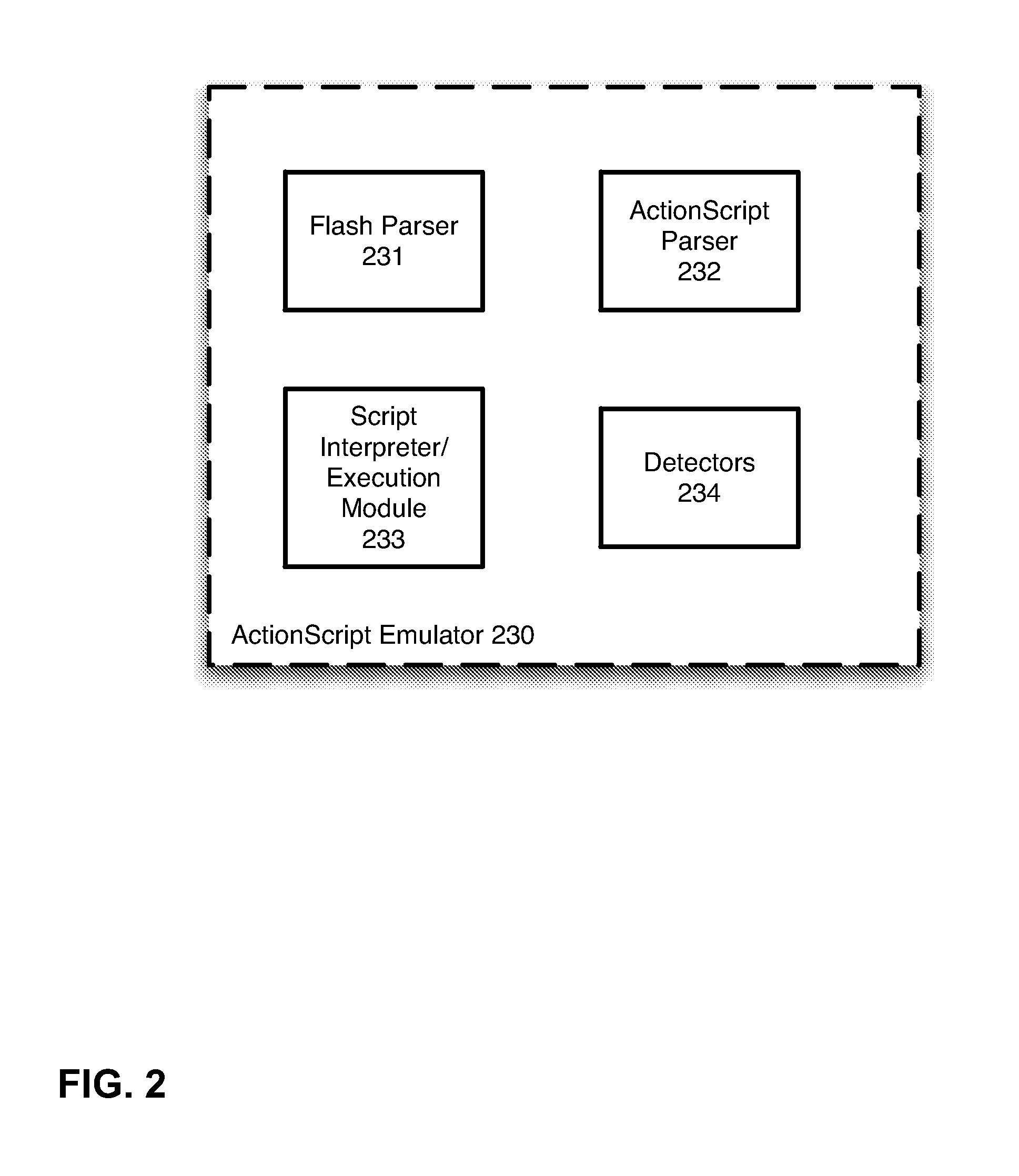 Detection of jit spraying by flash with an actionscript emulator