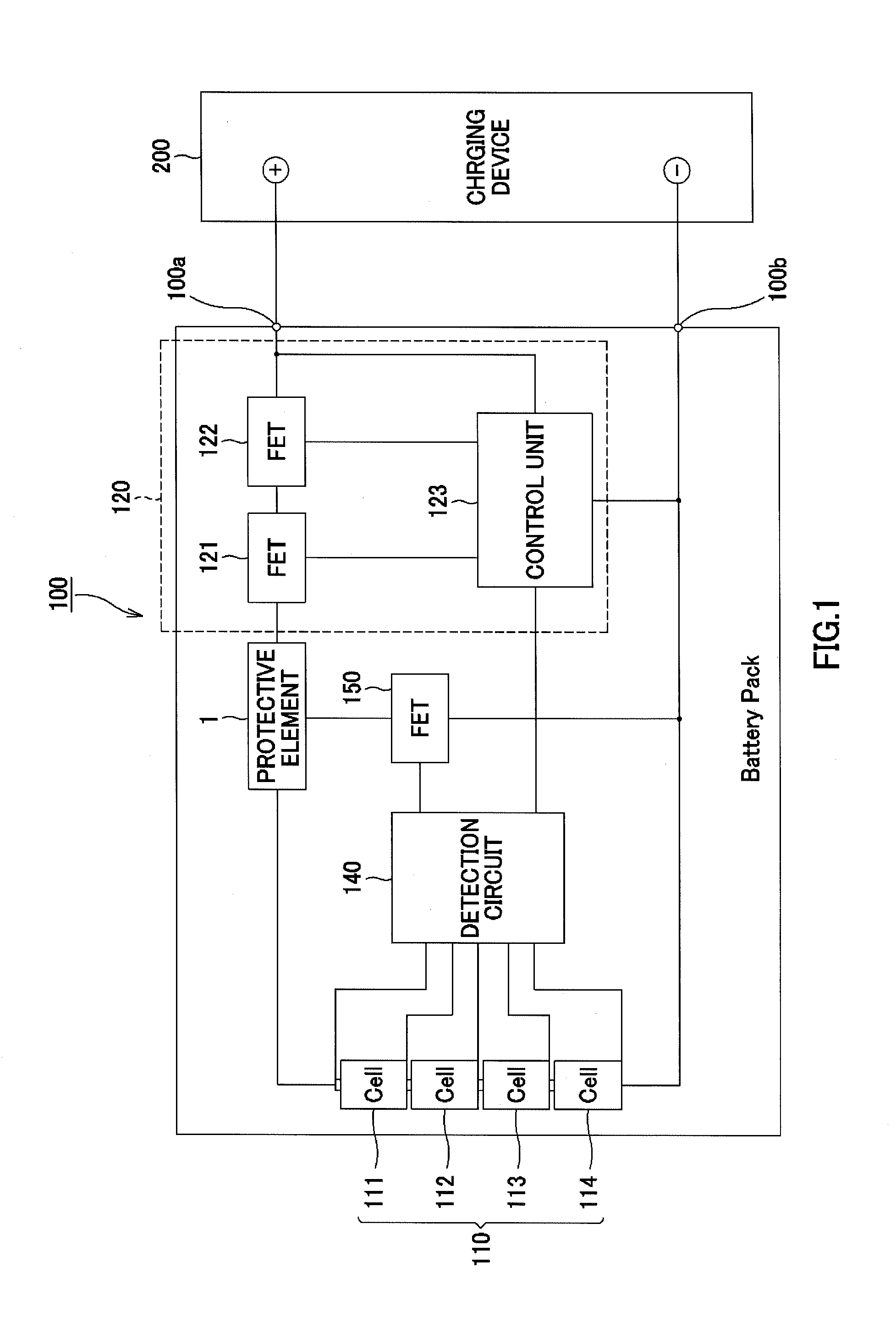 Protective element, protective element fabrication method, and battery module in which protective element is embedded