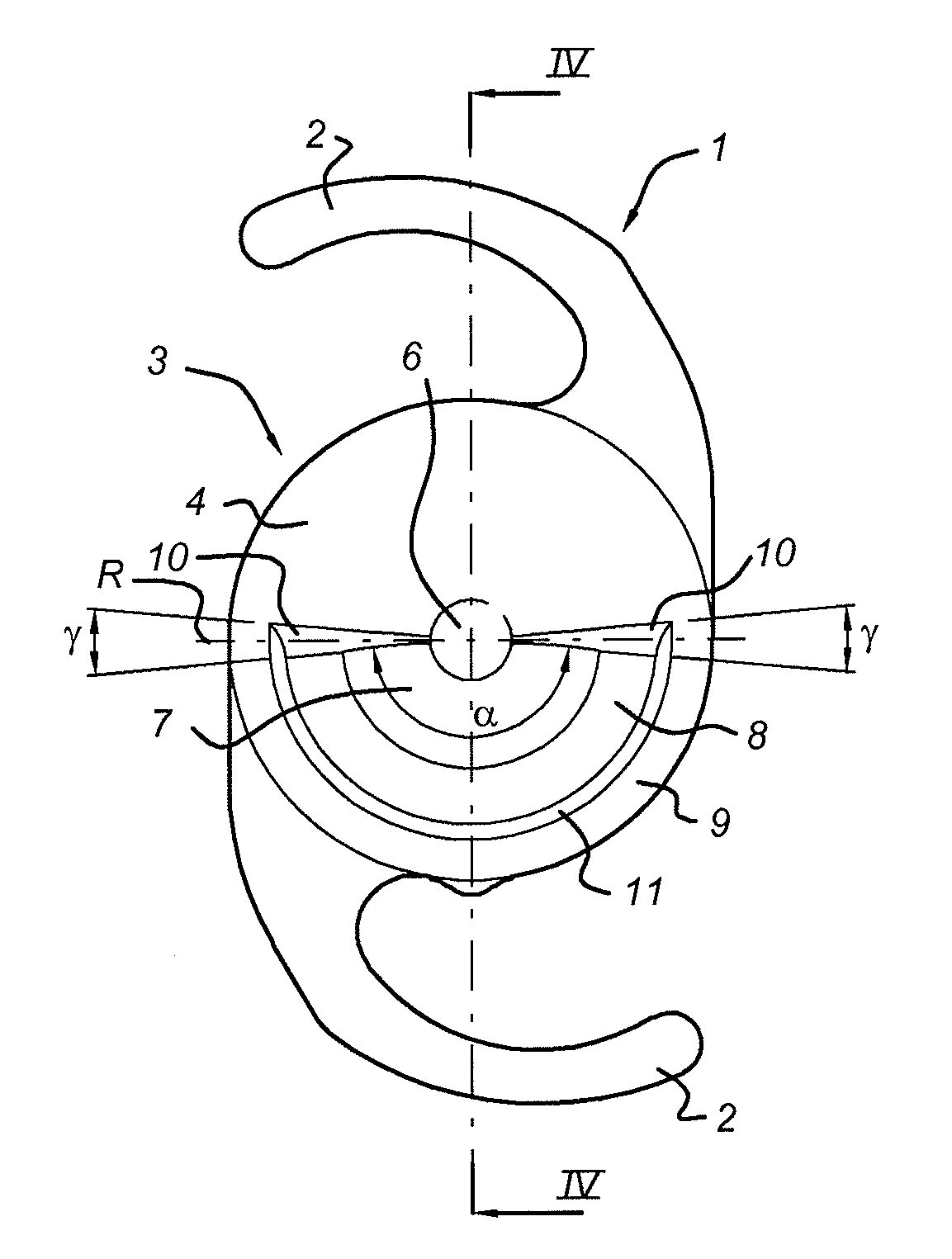 Ophthalmic lens with optical sectors